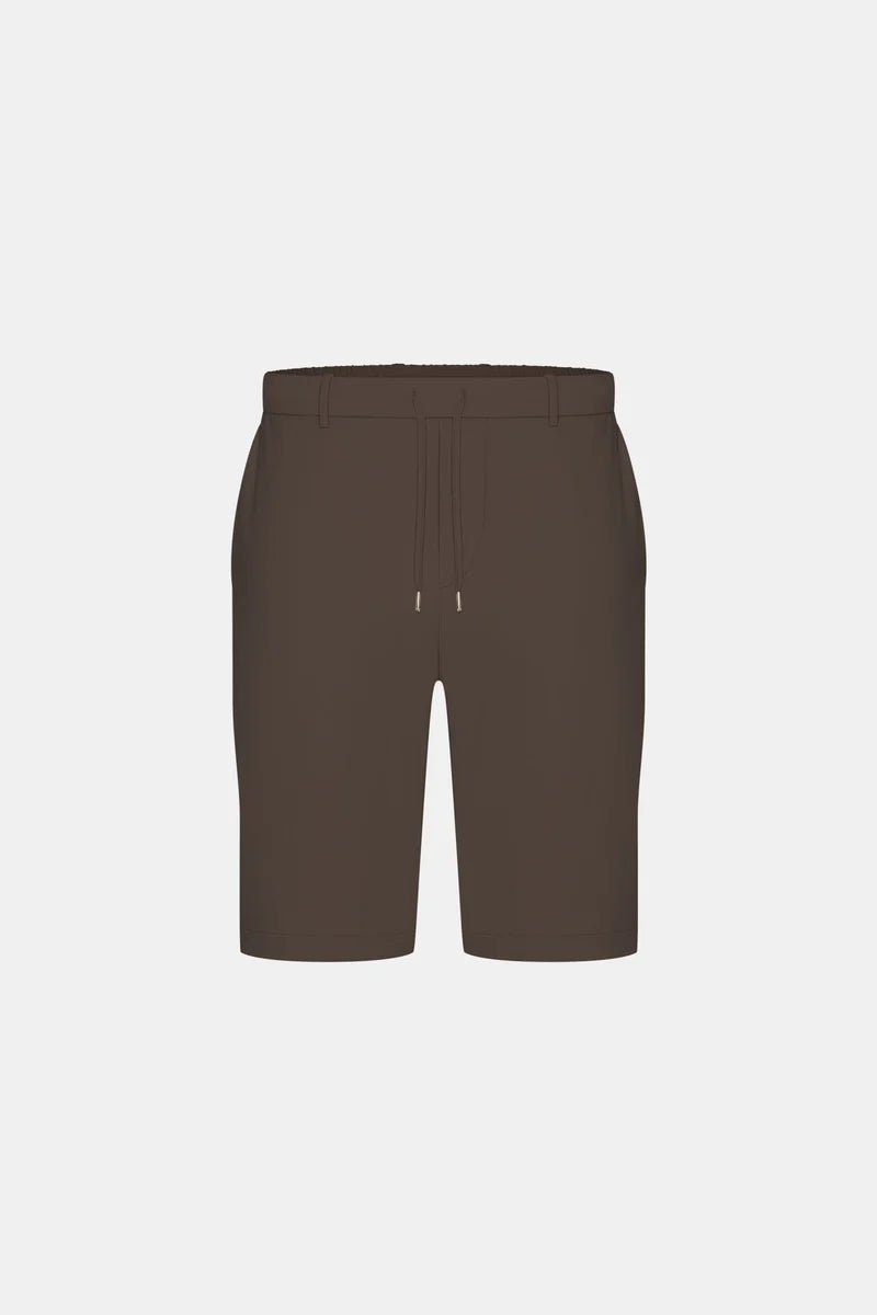 Mocha Brown Tech Shorts